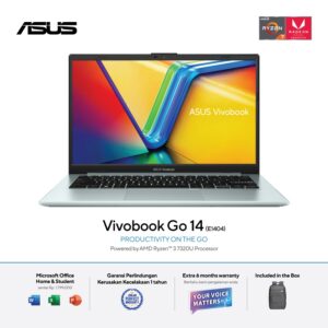 ASUS VivoBook Go 14 E1404FA-FHD322 - Green Grey