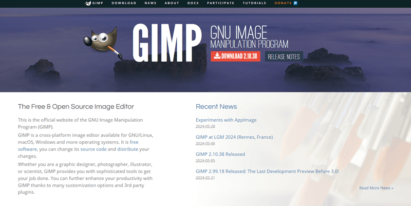 cara download dan install GIMP 1