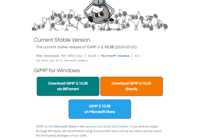 cara download dan install GIMP 2