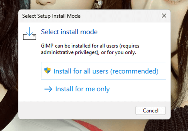 cara download dan install GIMP 4