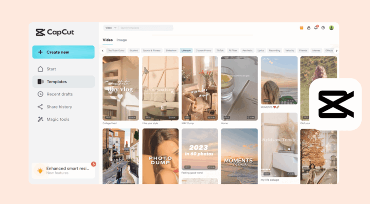 Cara Bikin Mini Vlog di CapCut