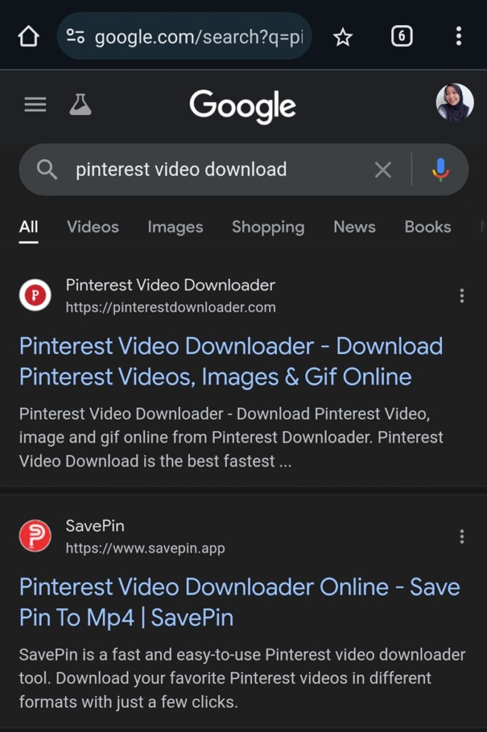 Cara Download Video di Pinterest 4