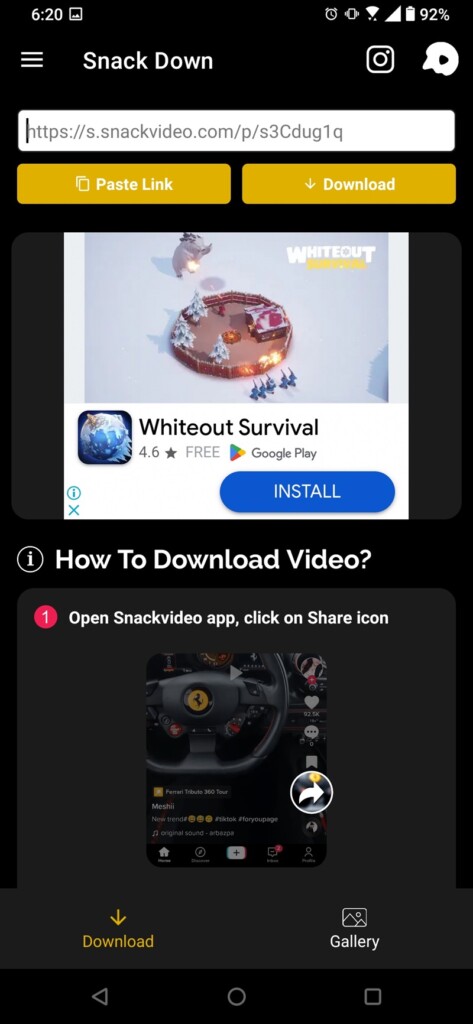 Cara Download Video Snack Video Via Aplikasi Play Store 4