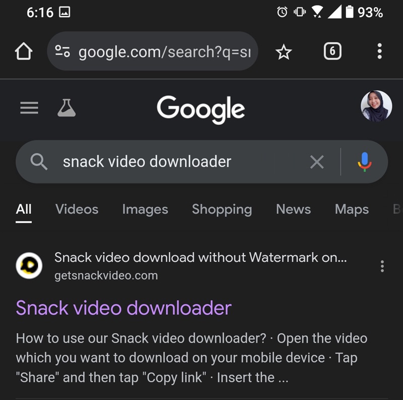 Cara Download Video Snack Video Via Web Browser 3