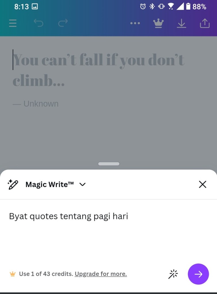 Cara Membuat Tulisan Ajaib Canva AI 5