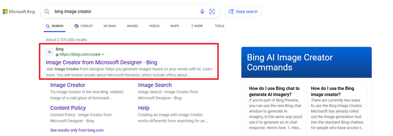 Cara Menggunakan Bing Image Creator 1