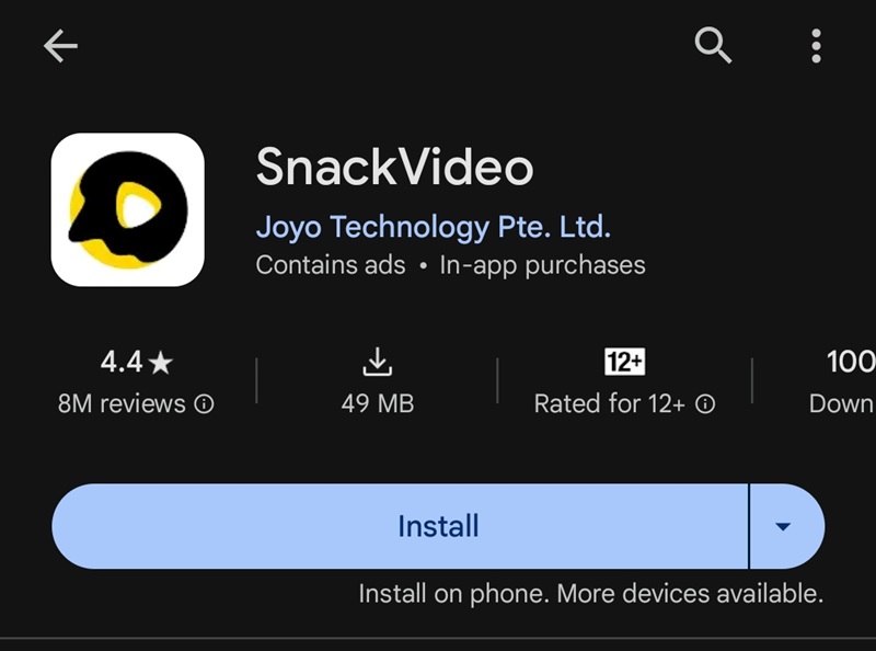 Cara Upload Video di Snack Video 1