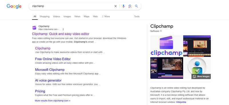 cara membuat video ai di clipchamp 1