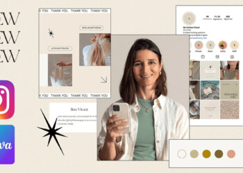 cara pakai template canva untuk instagram