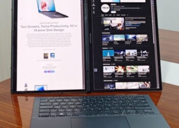 ASUS Zenbook DUO UX8406, Laptop AI Dua Layar