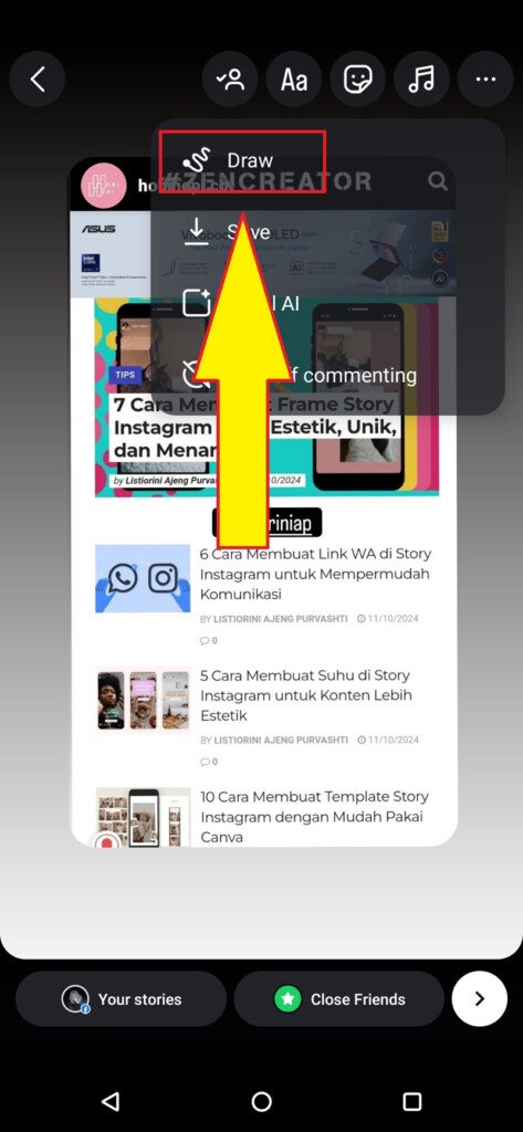 Cara Membuat Repost Story Instagram seperti iPhone 5