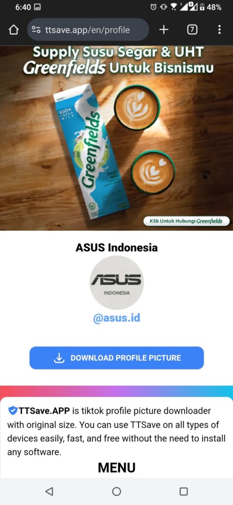 Cara Download Foto Profil TikTok 4