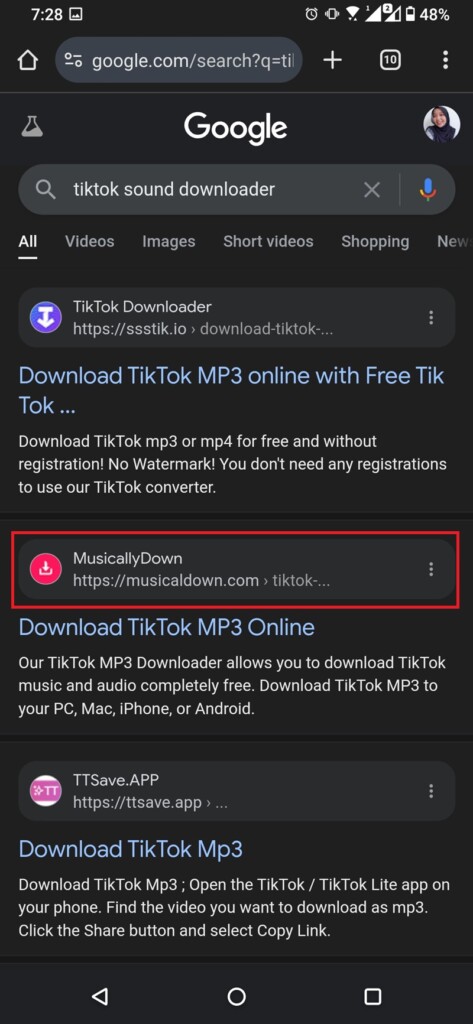 Cara Download Sound TikTok 3