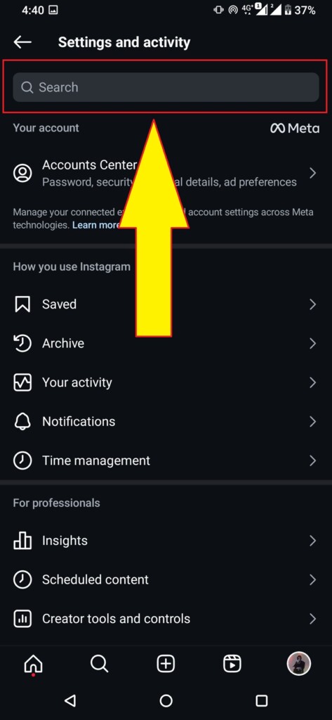 Cara Mengaktifkan Mode Gelap Instagram versi Aplikasi HP 2