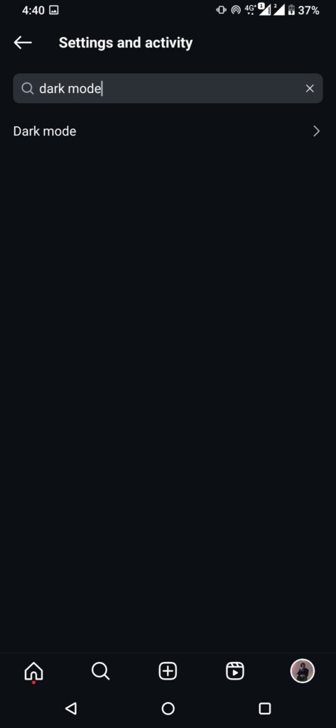 Cara Mengaktifkan Mode Gelap Instagram versi Aplikasi HP 4
