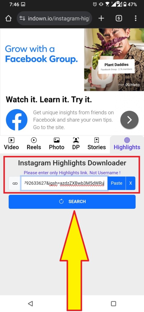 cara download higlight instagram 5