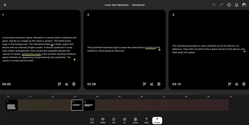 Cara Menggunakan Storyboard Sora 4