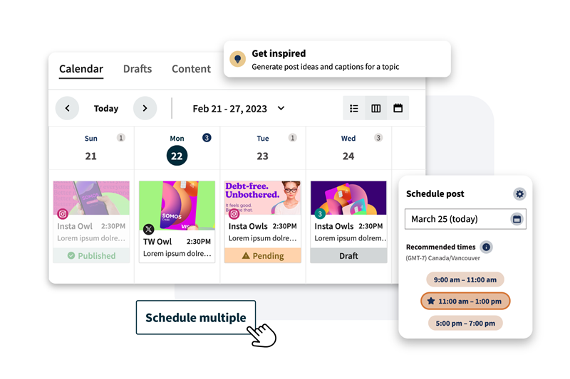 Hootsuite - aplikasi schedule sosial media