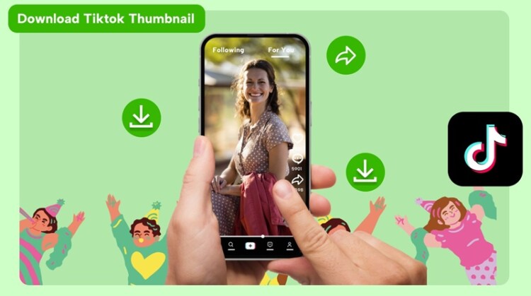 cara membuat thumbnail tiktok