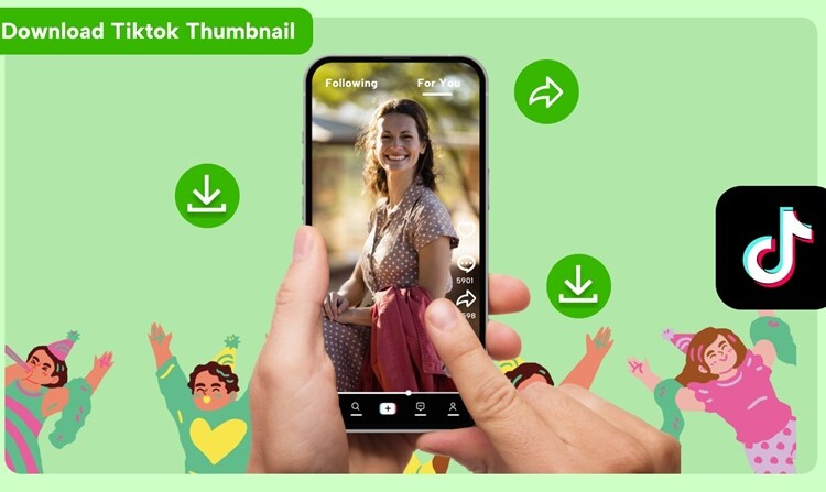 cara membuat thumbnail tiktok
