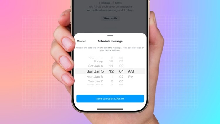 Cara Schedule Instagram