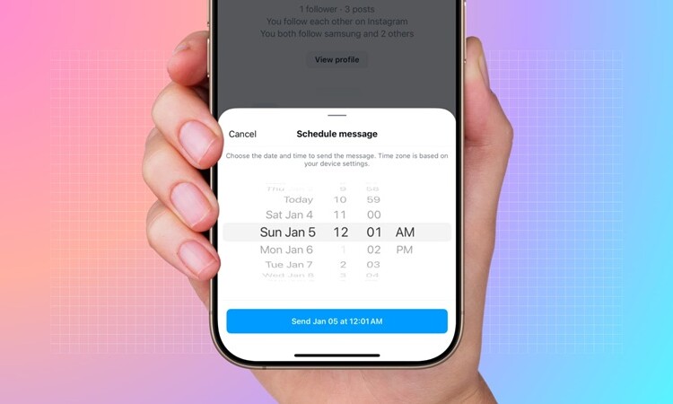 Cara Schedule Instagram