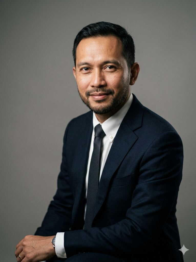 Foto profesional dengan lighting yang realistis