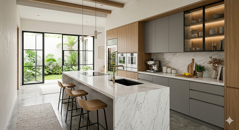 Prompt AI untuk Desain Rumah Dapur Minimalis