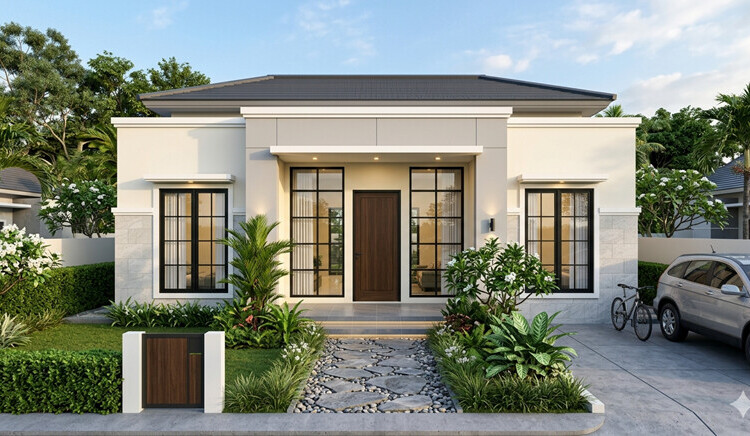 Prompt AI untuk Desain Rumah Minimalis Modern