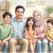 Prompt AI untuk Foto Keluarga Kreatif dan Fantasi