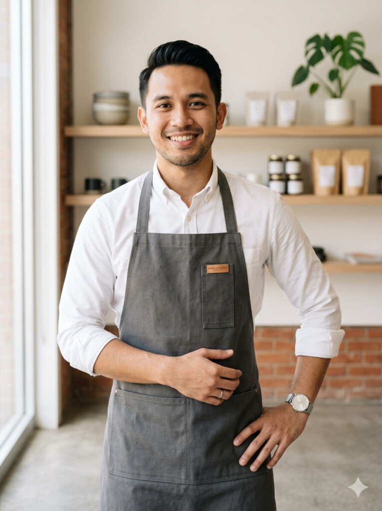 Prompt AI untuk foto profesional untuk profil bisnis dan UMKM