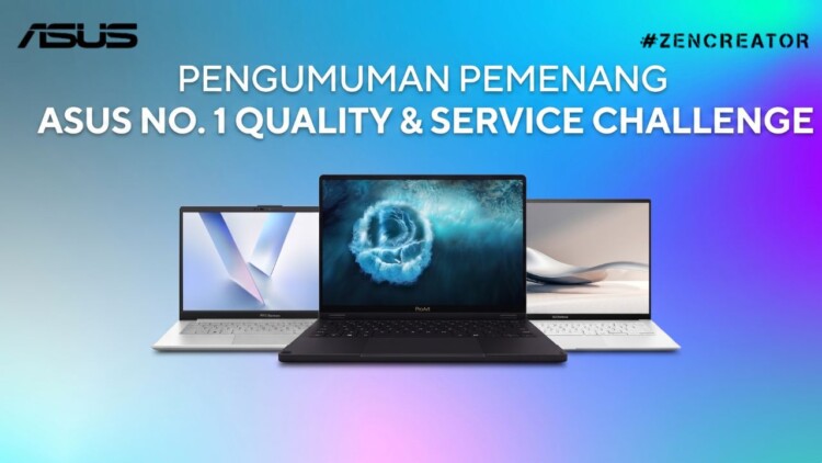 PENGUMUMAN PEMENANG ASUS NO. 1 QUALITY & SERVICE CHALLENGE